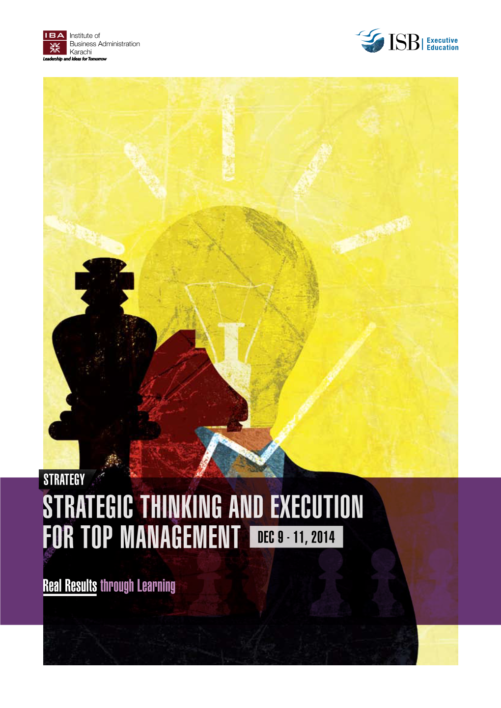 Strategic Thinking and Execution for Top Management Dec 9 - 11, 2014