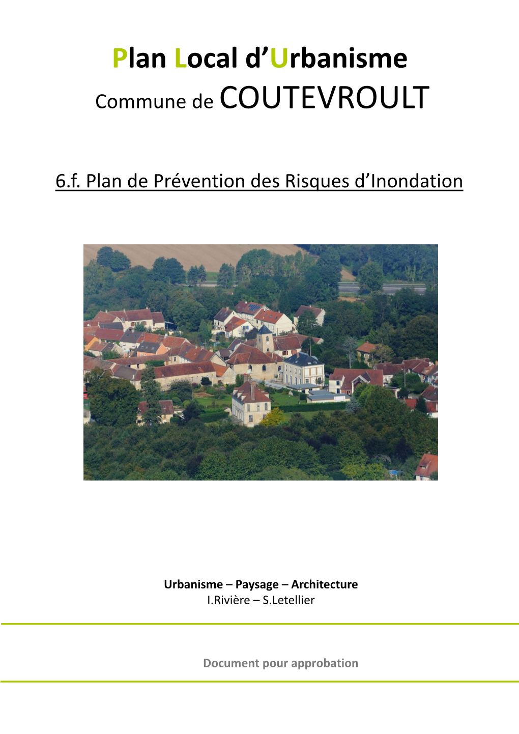 6.F. Plan De Prévention Des Risques D'inondation