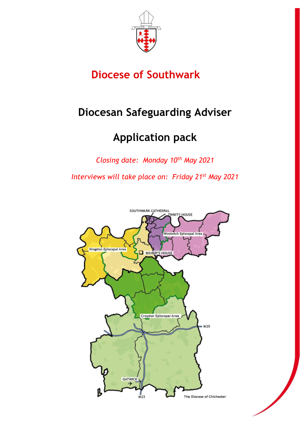 Diocese of Southwark Diocesan Safeguarding Adviser Application