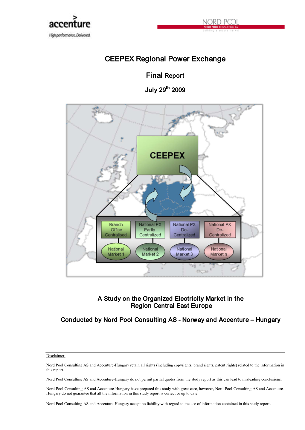 CEEPEX Regional Power Exchange Final Report