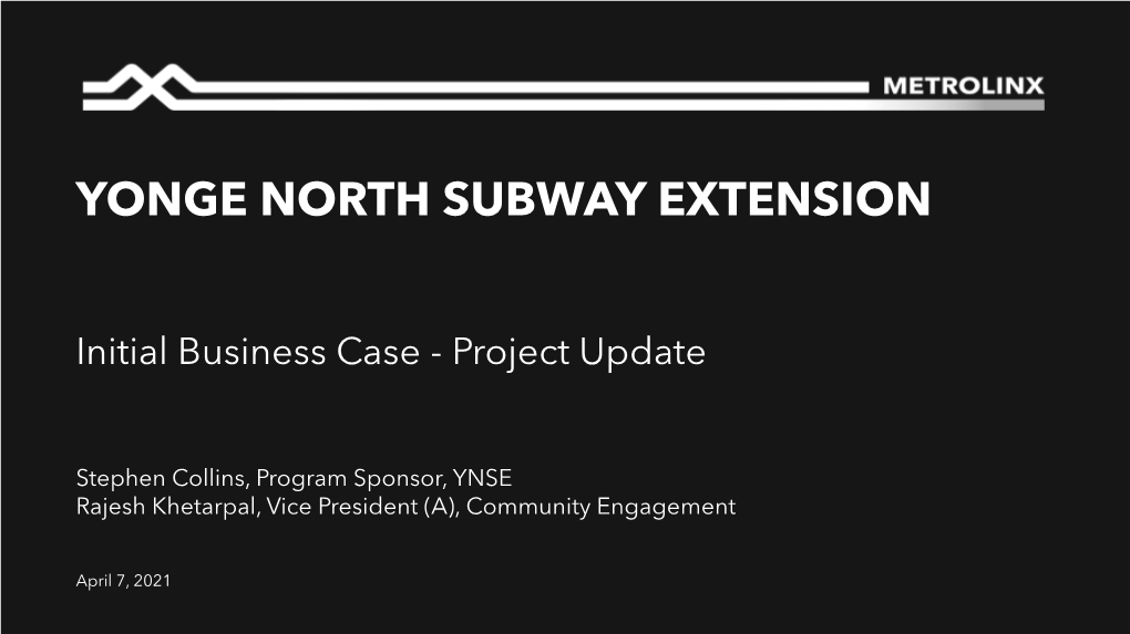 Yonge North Subway Extension