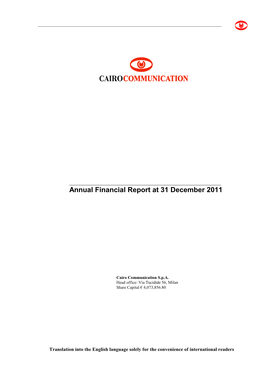 Relazione Amministratori 2011