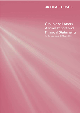 Group and Lottery Annual Report and Financial Statements