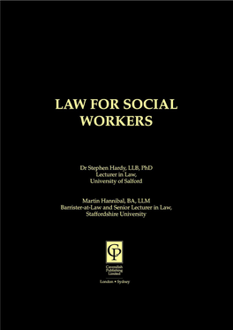 Law for Social Workers