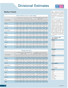 Divisional Estimates.Pmd