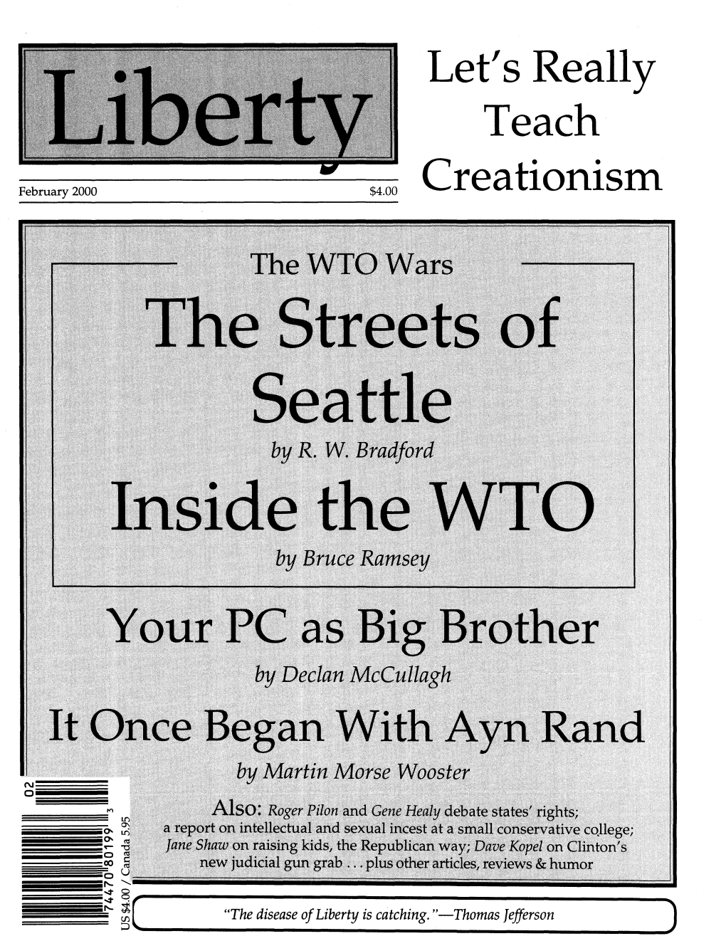 Liberty Magazine February 2000