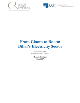 Bihar's Electricity Sector