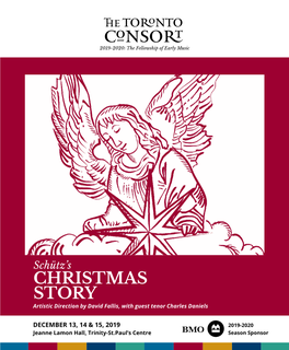 CHRISTMAS STORY Artistic Direction by David Fallis, with Guest Tenor Charles Daniels