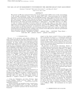 NGC 4254: an ACT of HARASSMENT UNCOVERED by the ARECIBO LEGACY FAST ALFA SURVEY Martha P