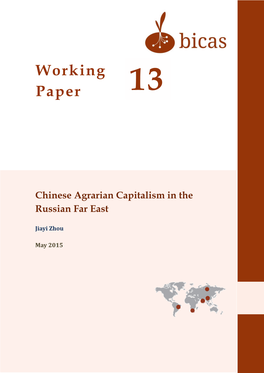 Chinese Agrarian Capitalism in the Russian Far East