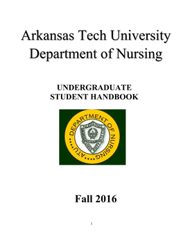 Arkansas Tech University Department of Nursing