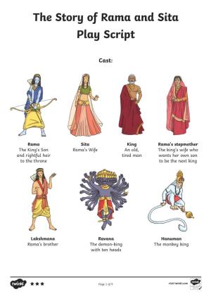 The Story of Rama and Sita Play Script