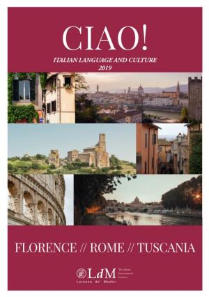 Florence // Rome // Tuscania
