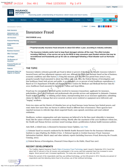Insurance Fraud Renters Insurance