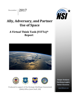 Ally, Adversary, and Partner Use of Space