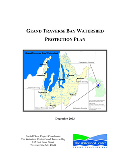 Grand Traverse Bay Watershed Protection Plan