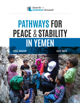 Pathways for Peace & Stability in Yemen