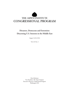 Discerning U.S. Interests in the Middle East