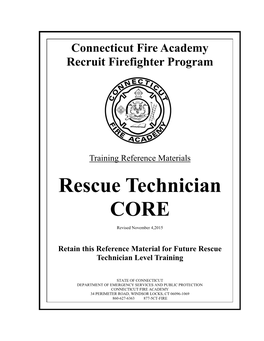 Rescue Technician CORE