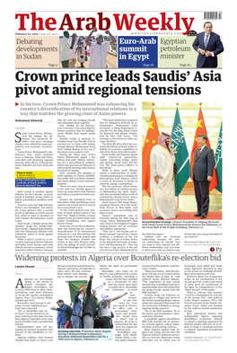Crown Prince Leads Saudis' Asia Pivot Amid Regional Tensions