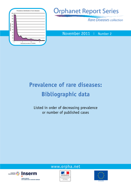 Orphanet Report Series 180 160 Collection 140 Rare Diseases