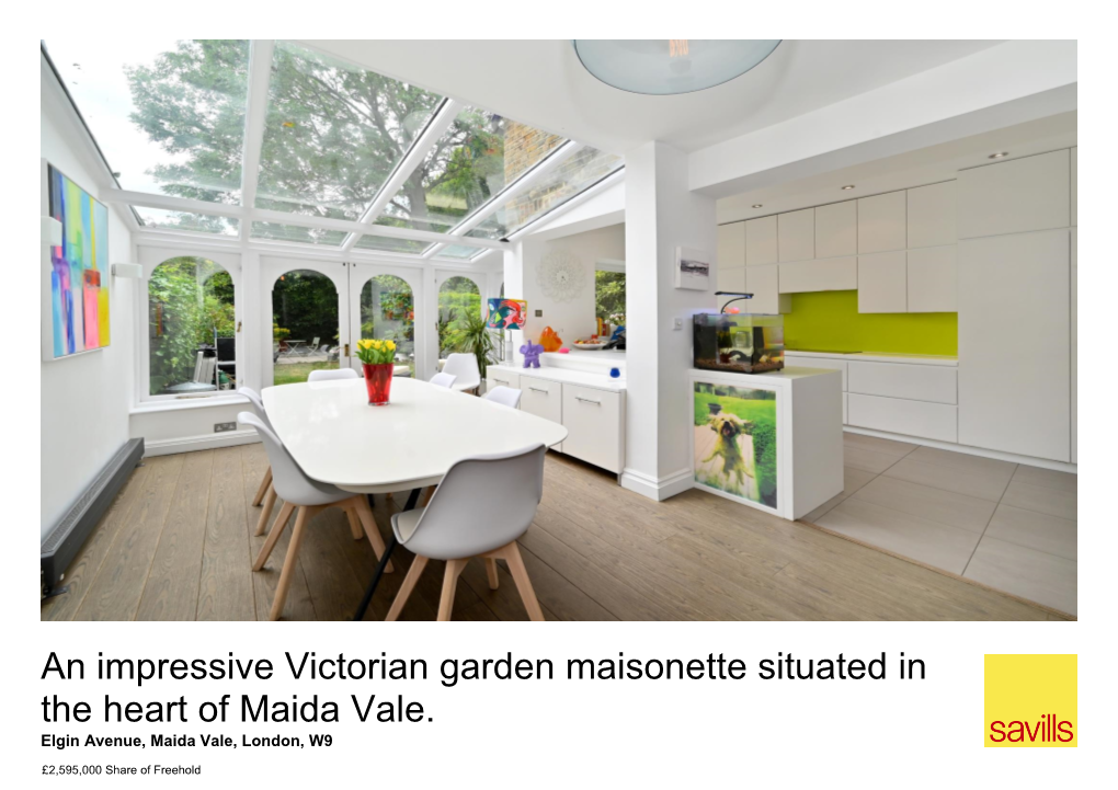 An Impressive Victorian Garden Maisonette Situated in the Heart of Maida Vale