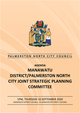 Agenda of Manawatu District/Palmerston North City Joint