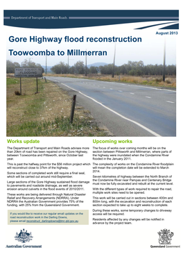 Gore Highway Flood Reconstruction (Toowoomba to Millmerran)