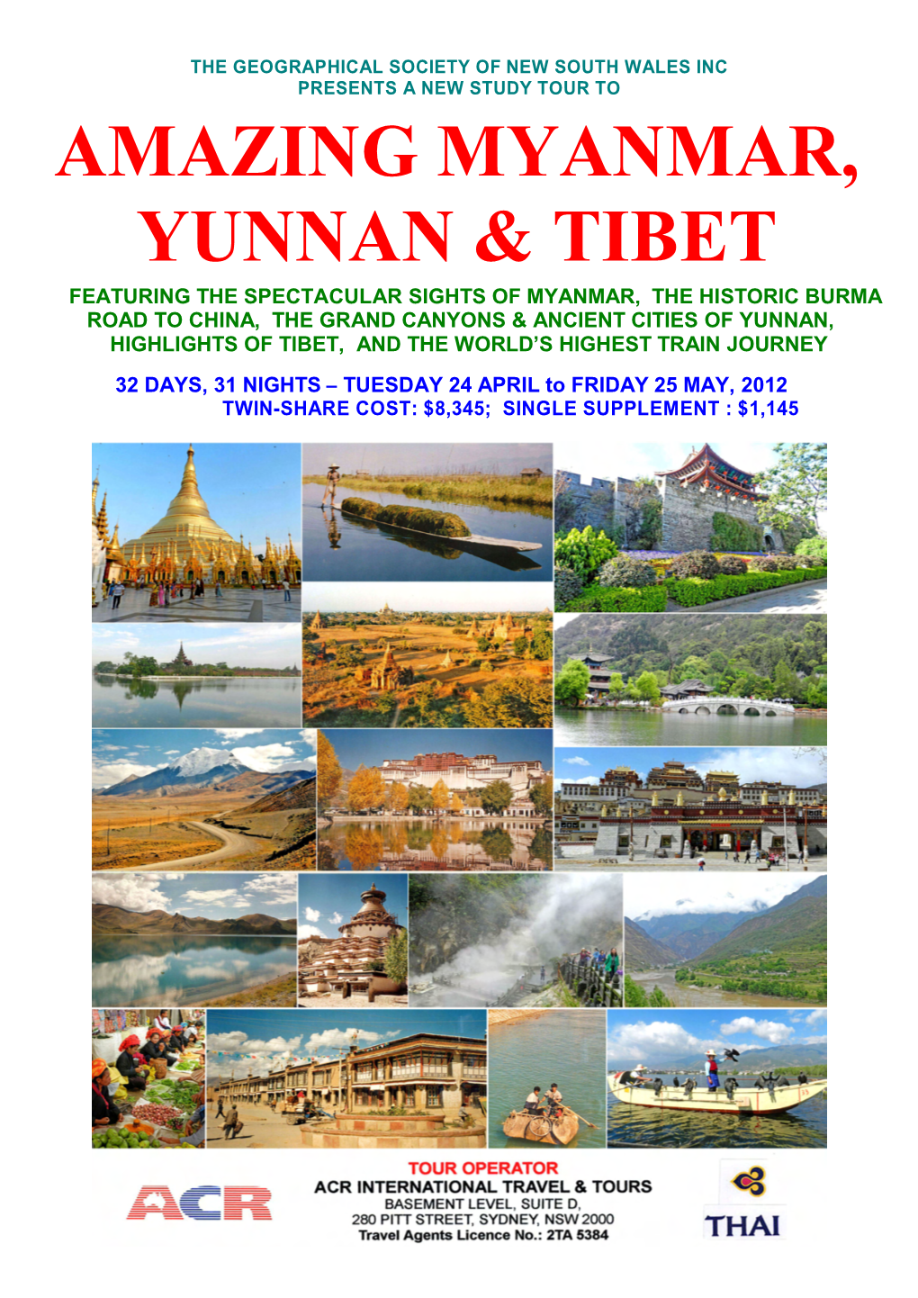 Amazing Myanmar, Yunnan & Tibet
