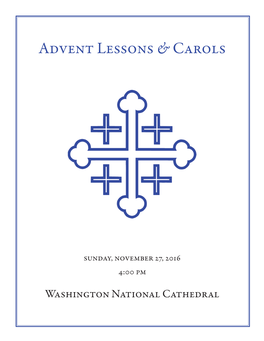 Advent Lessons & Carols