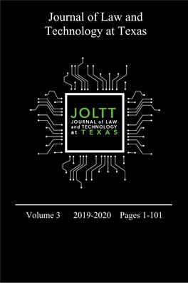 Volume 3 2019-2020 Pages 1-101