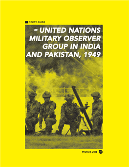 Military Observer Group in India and Pakistan, 1949