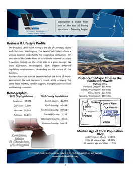 Complete Lewis Clark Valley Fact Book