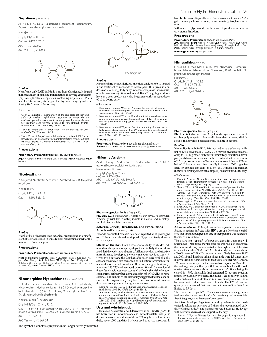 Nefopam Hydrochloride/Nimesulide 95