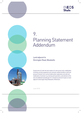 Planning Statement Addendum 9