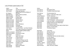 List of Fiction Audio Books in CD
