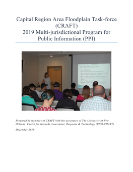 CRAFT) 2019 Multi-Jurisdictional Program for Public Information (PPI