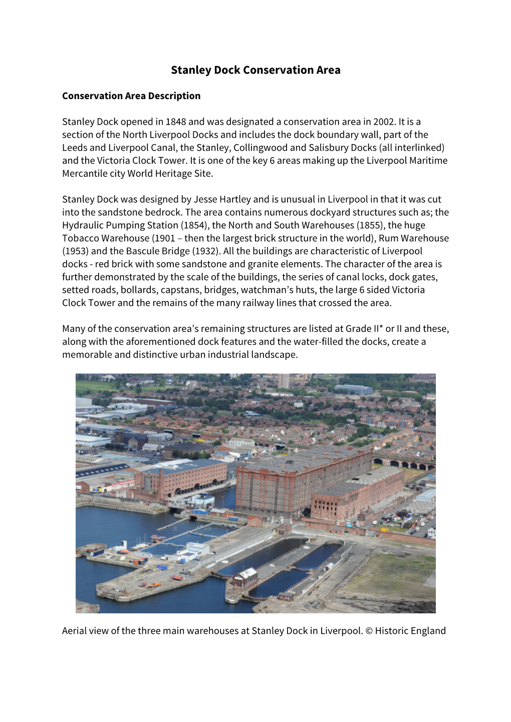 Stanley Dock Conservation Area