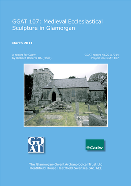 GGAT 107 Medieval Ecclesiastic Sculpture in Glamorgan