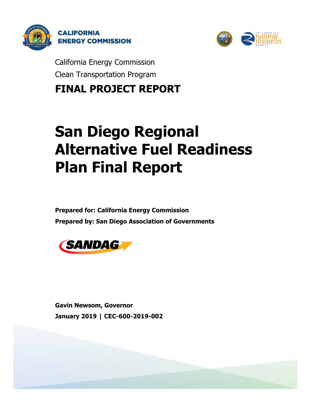 San Diego Regional Alternative Fuel Readiness Plan Final Report