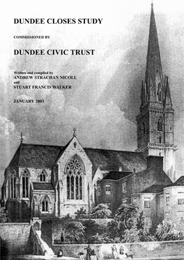 Dundee Civic Trust Closes Report