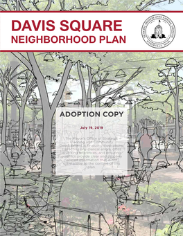 Davis Square Neighborhood Plan