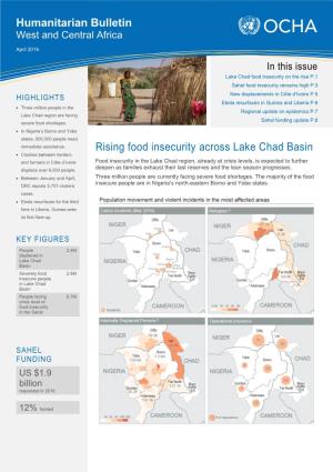 Rising Food Insecurity Across Lake Chad Basin Humanitarian Bulletin