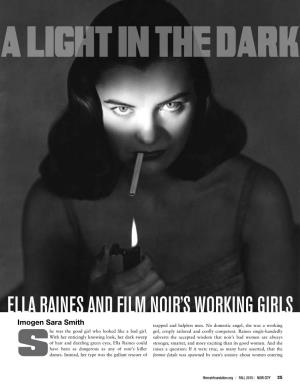 Ella Raines and Film Noir's Working Girls