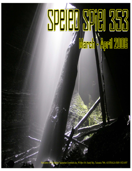 Speleo Spiel – Issue 353, March – April 2006 – Page 1