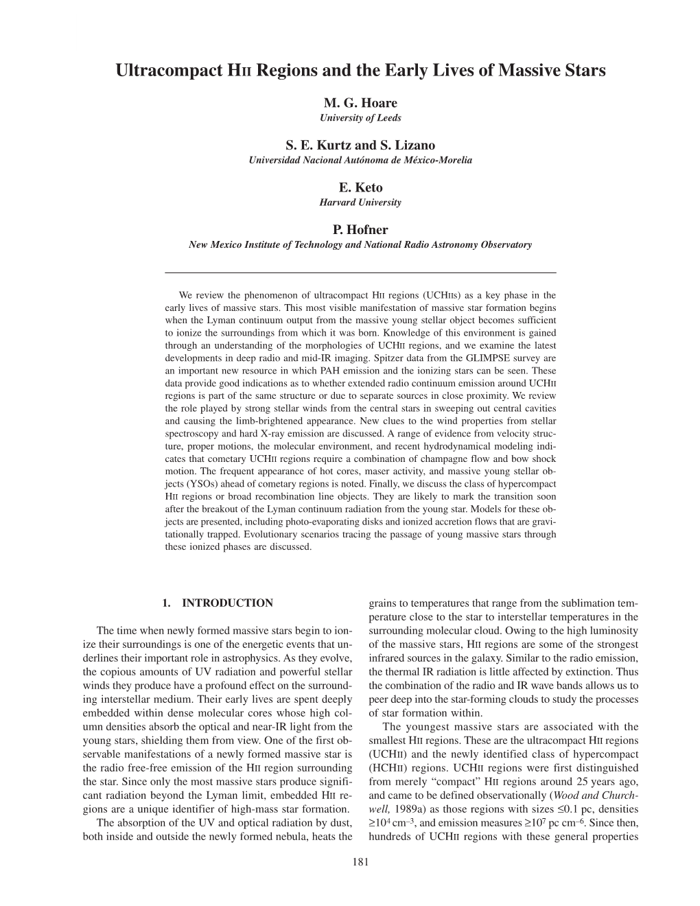 Ultracompact HII Regions and the Early Lives of Massive Stars