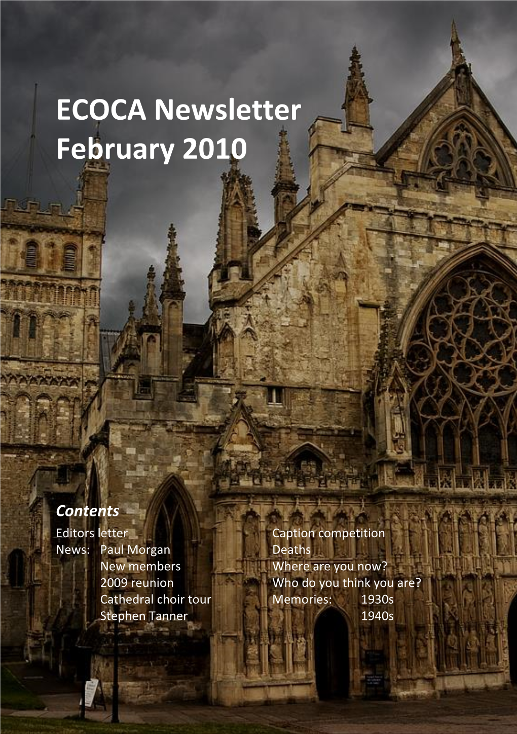ECOCA Newsletter February 2010
