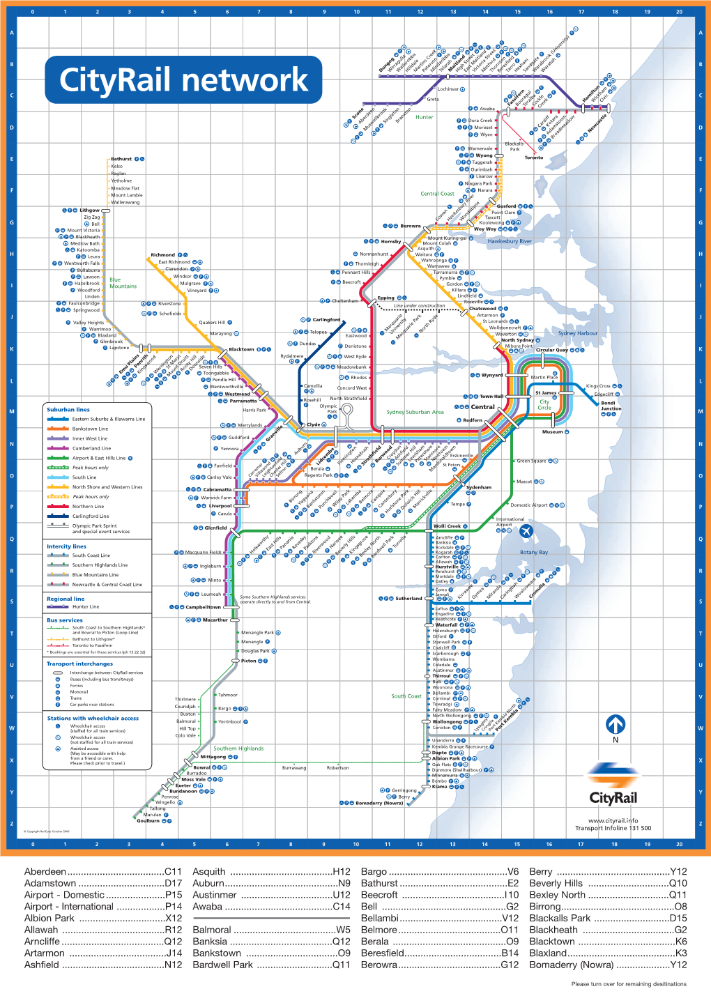 Cityrail Network N C C Greta Hamiltonwickhamcivic Fassiferbooragulteralbacockle Awaba Creek