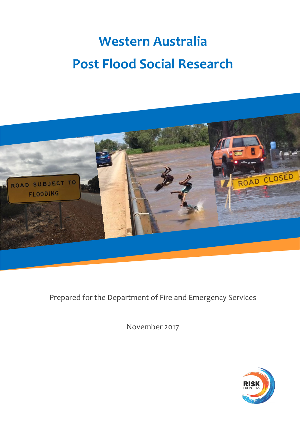 DFES Post Flood Research Report 2017