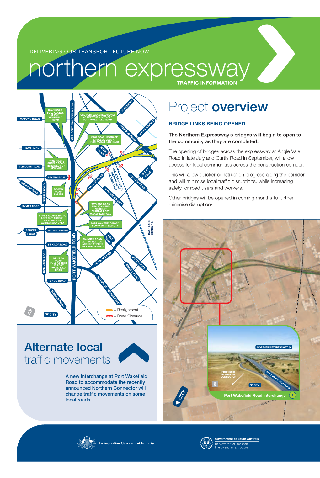 Port Wakefield Road: Wakefield No Left Turn Into Old Mcevoy Road Road Port Wakefield Road